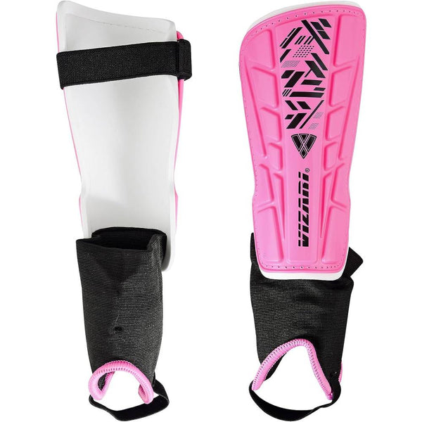 Vizari Zodiac Pink Shin Guard with Detachable Ankle Support