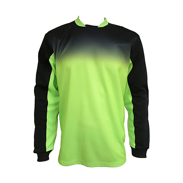 Vizari Ventura Short Sleeve Goalkeeper Jersey, Neon Green/Black, Size Adult Large