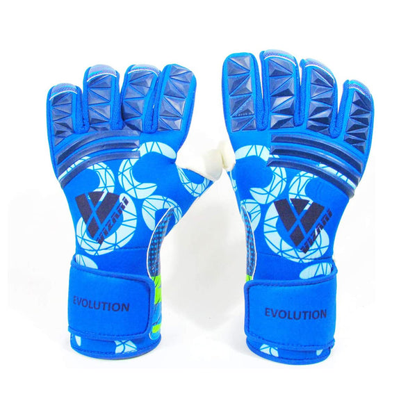 Diadora Soccer Goalie Gloves Blue Scudetto Size 10