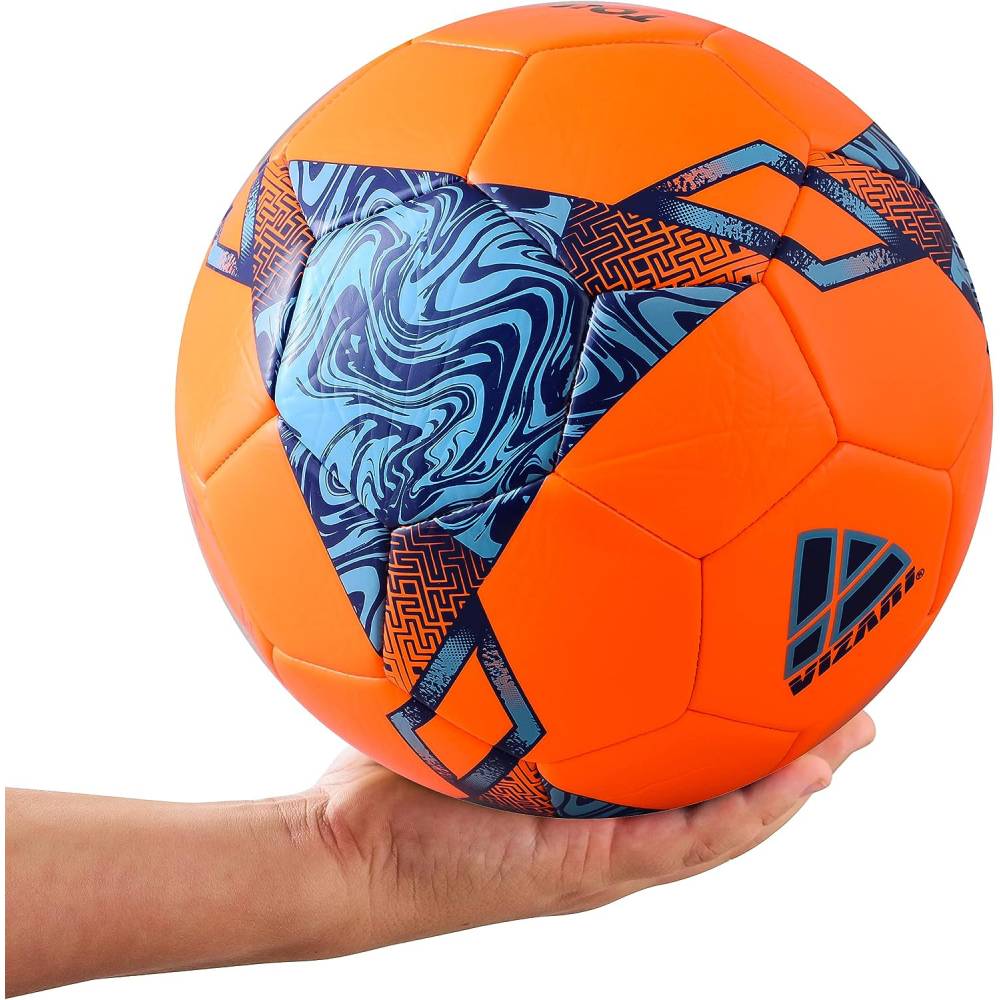 Toledo Soccer Ball for Kids and Adults -Orange/Blue