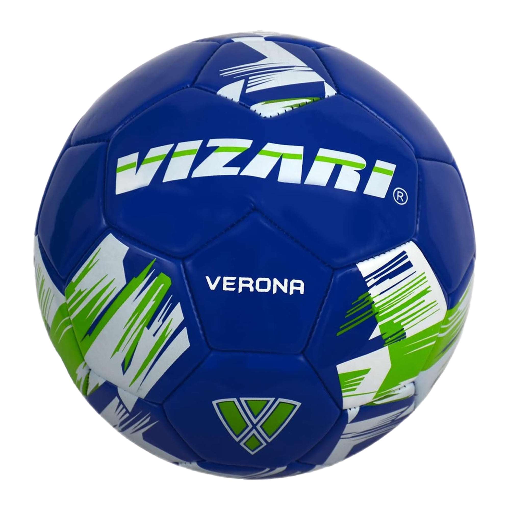 Verona Soccer Ball-Blue/White/Green