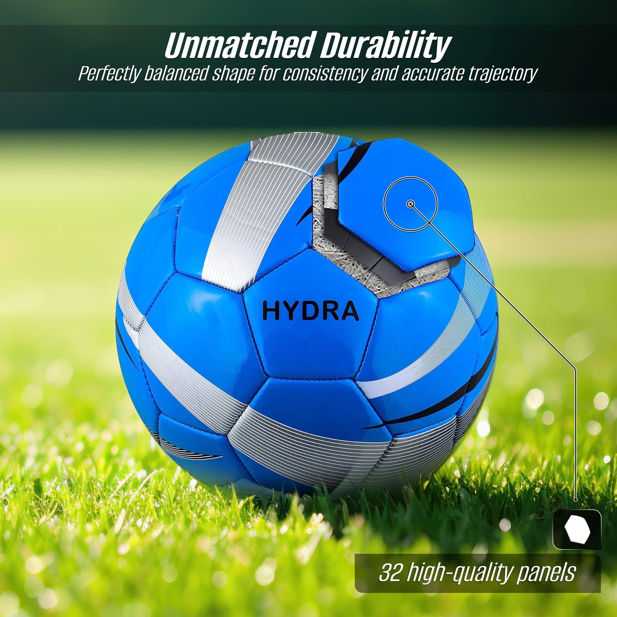 Hydra Soccer Ball-Blue