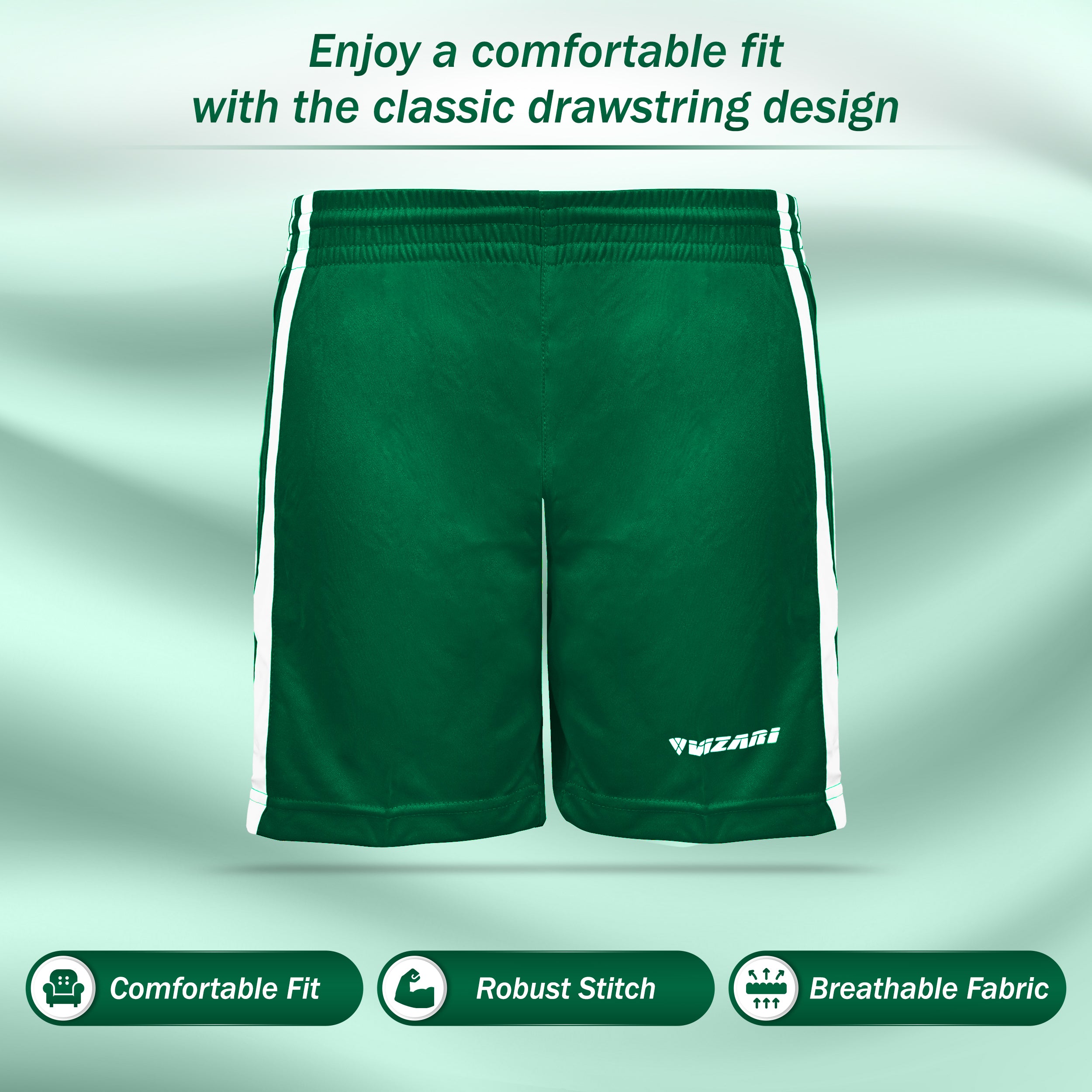 Campo Soccer Shorts - Forest Green