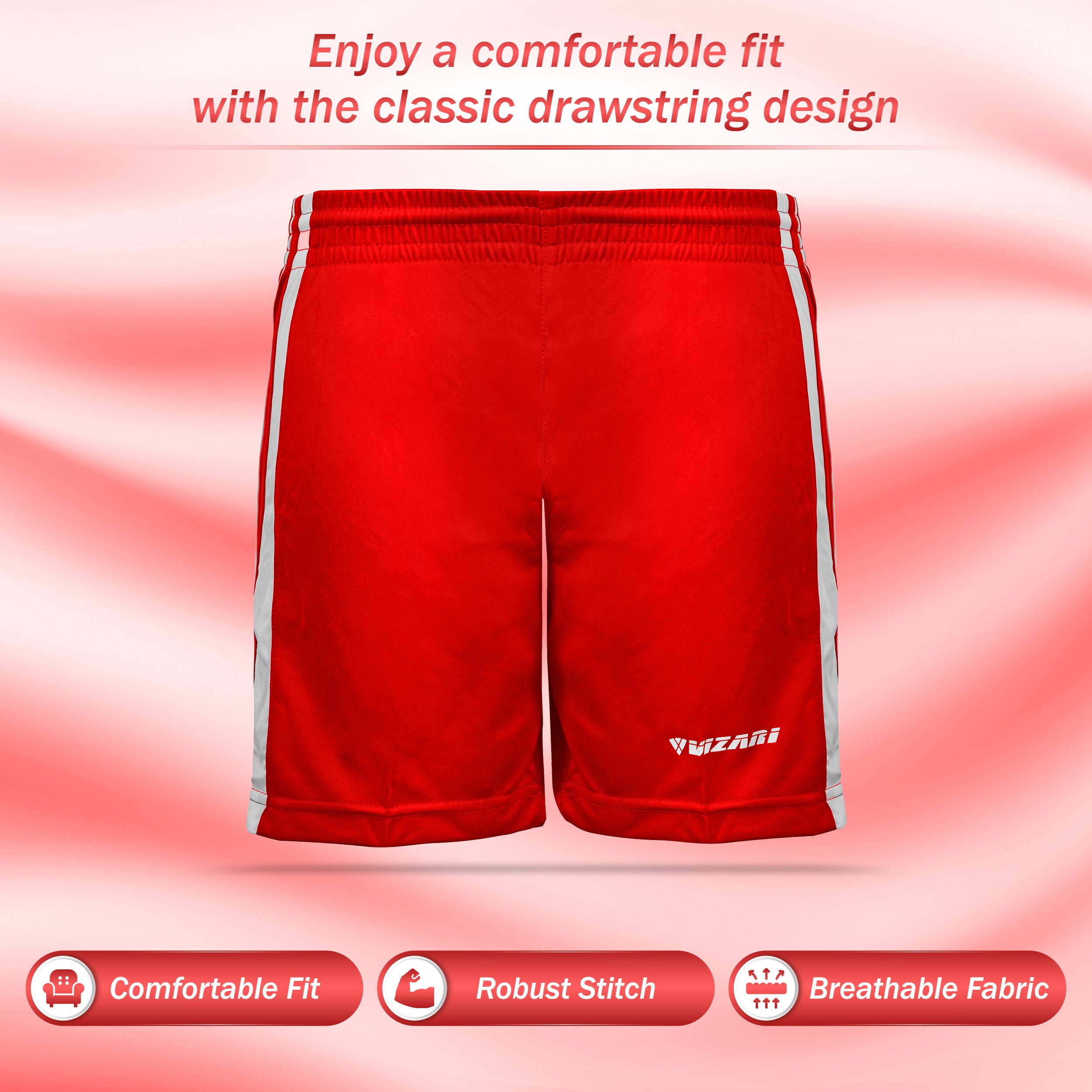 Campo Soccer Shorts - Red