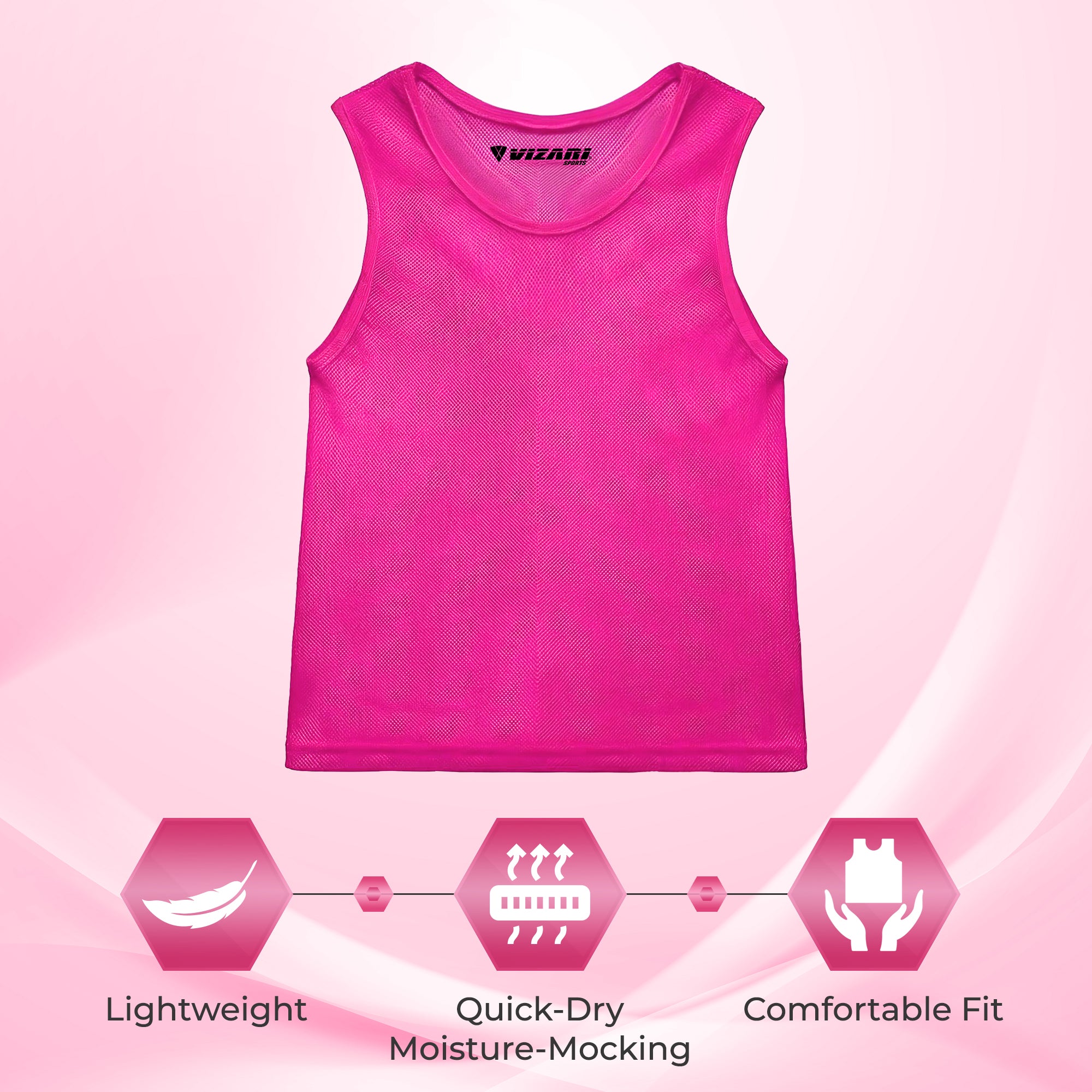 Scrimmage Vest-Pink