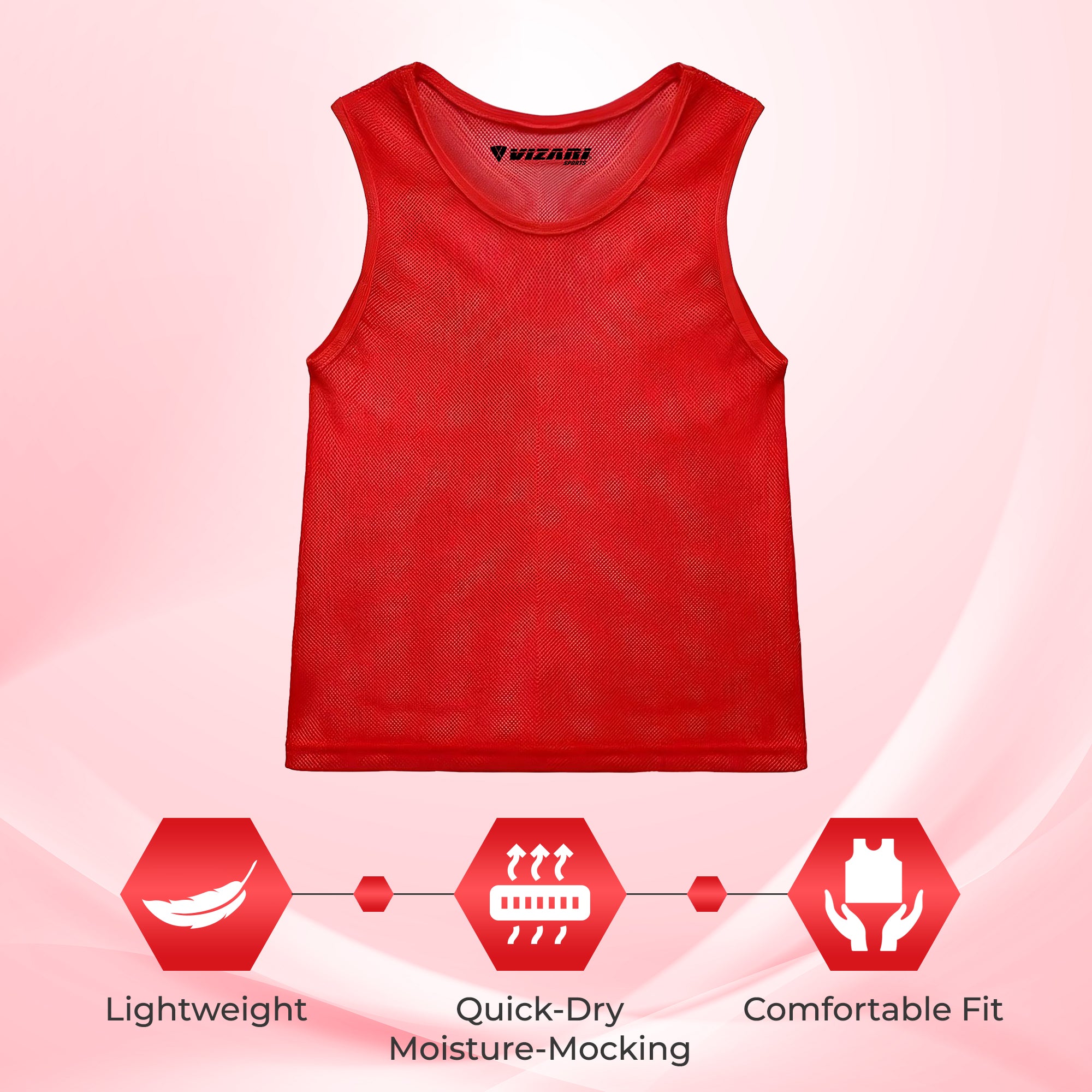 Scrimmage Vest-Red