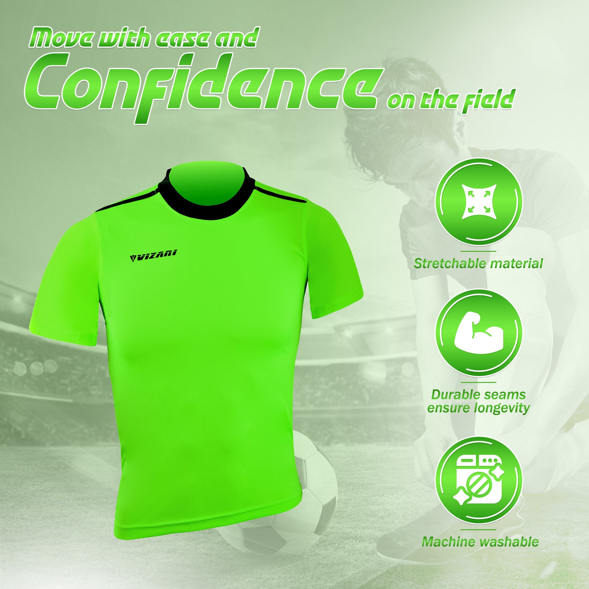 Velez Jersey-Neon Green