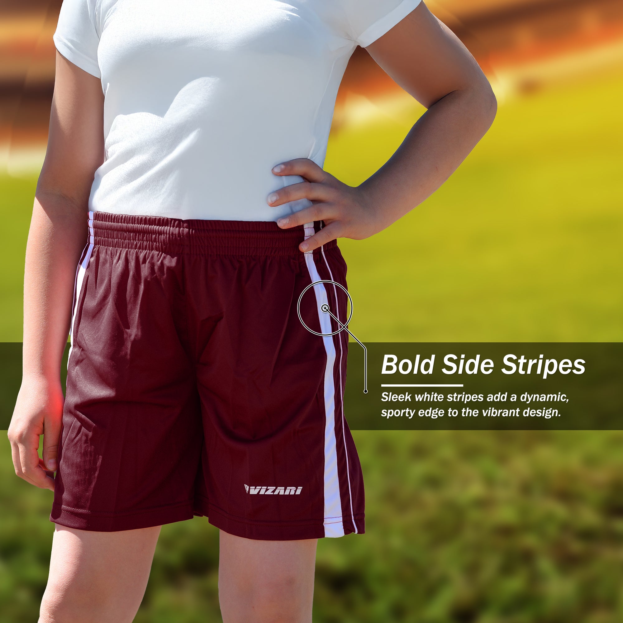 Campo Soccer Shorts - Maroon