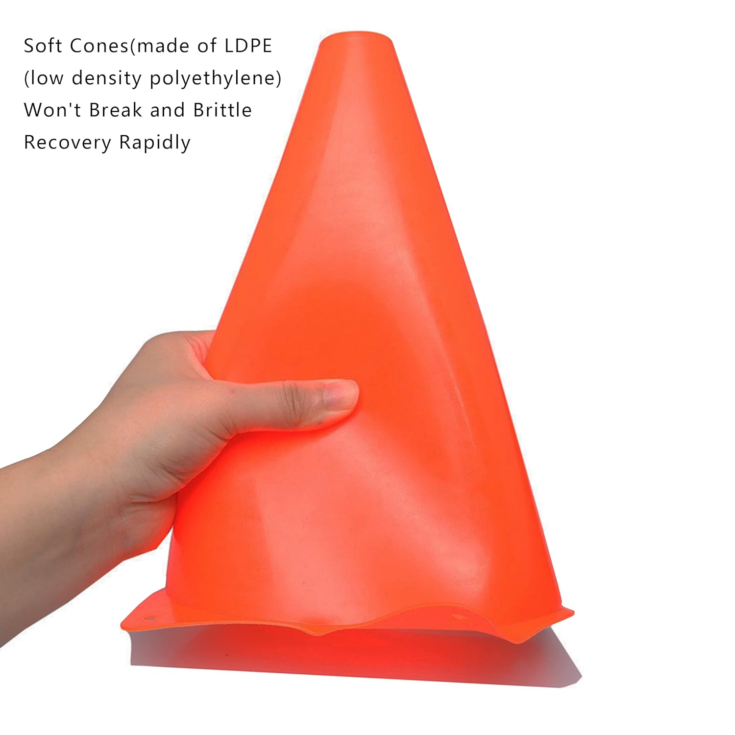 9 in Field Cone-Orange