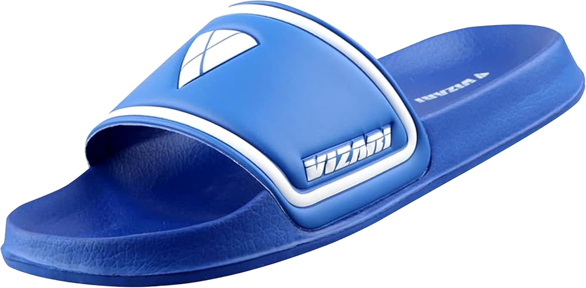 Youth Soccer Slide Sandals - Blue