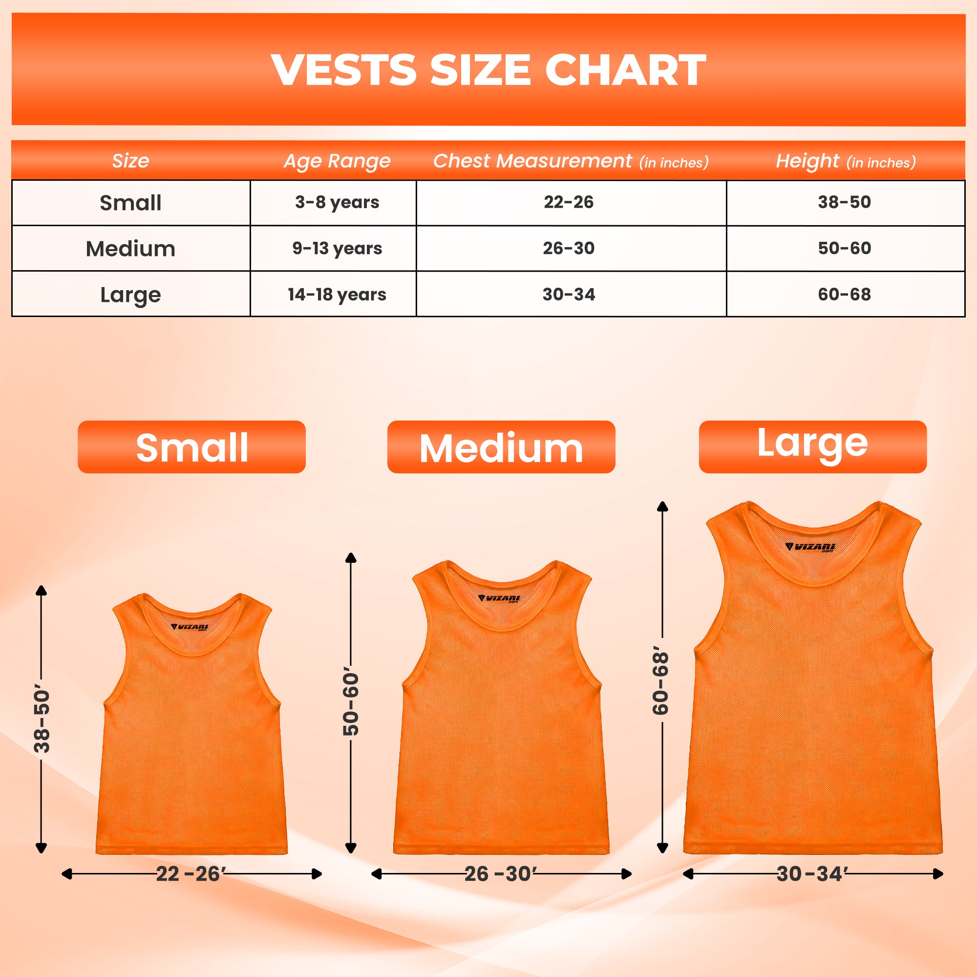 Scrimmage Vest-Orange