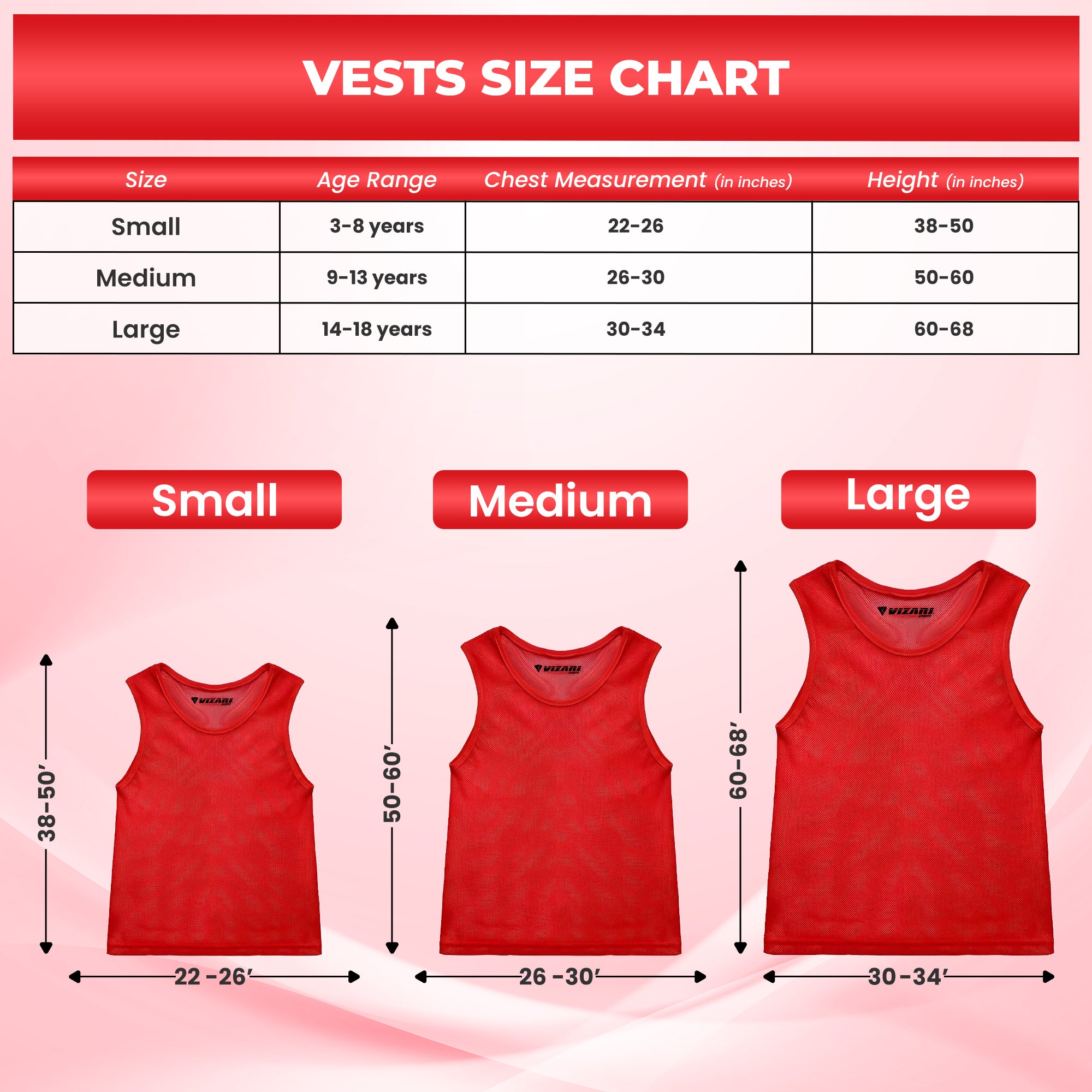 Scrimmage Vest-Red