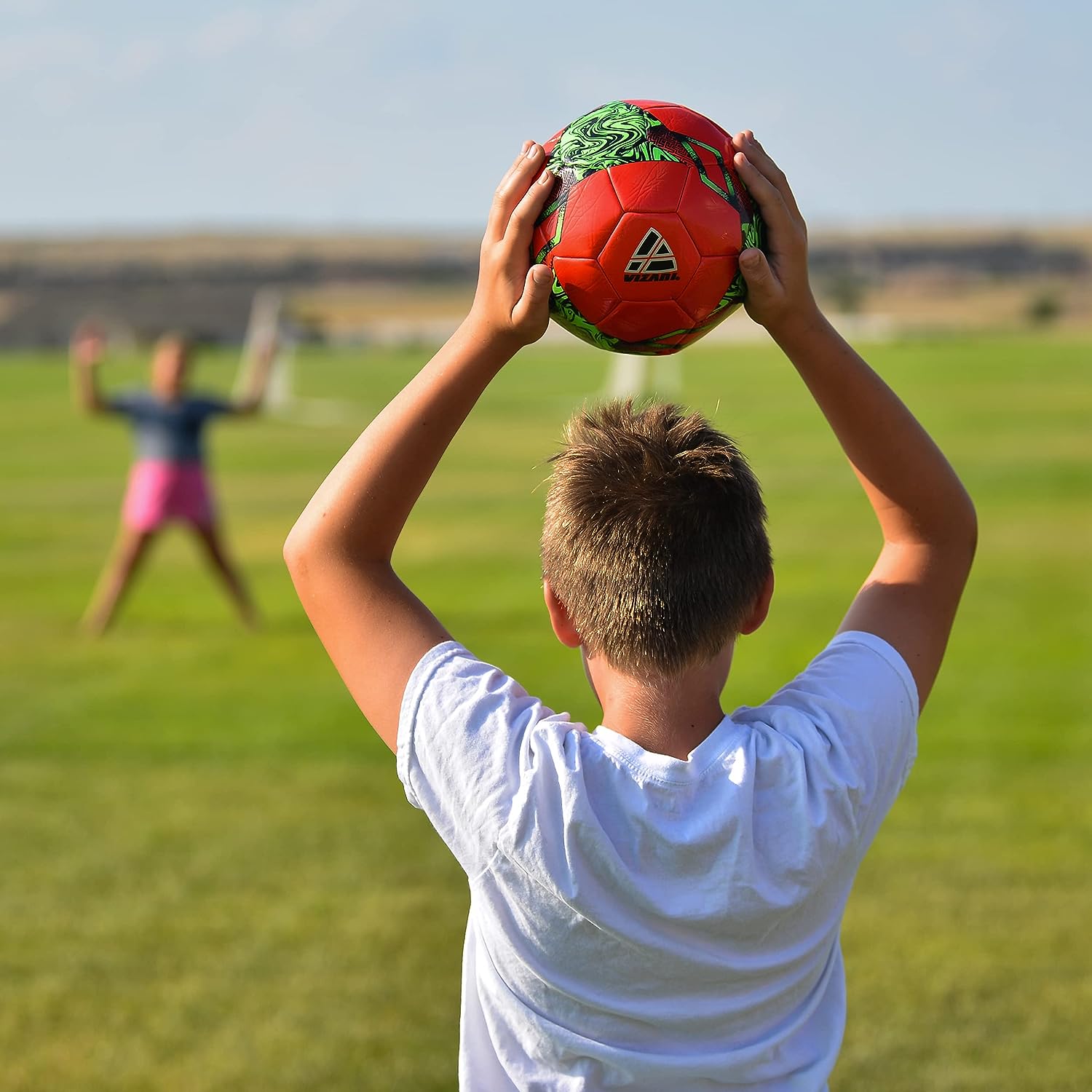 Toledo Soccer Ball-Red/Green