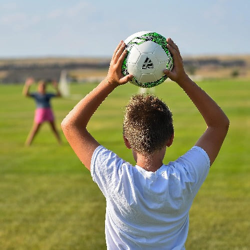 Toledo Soccer Ball-White/Neon Green