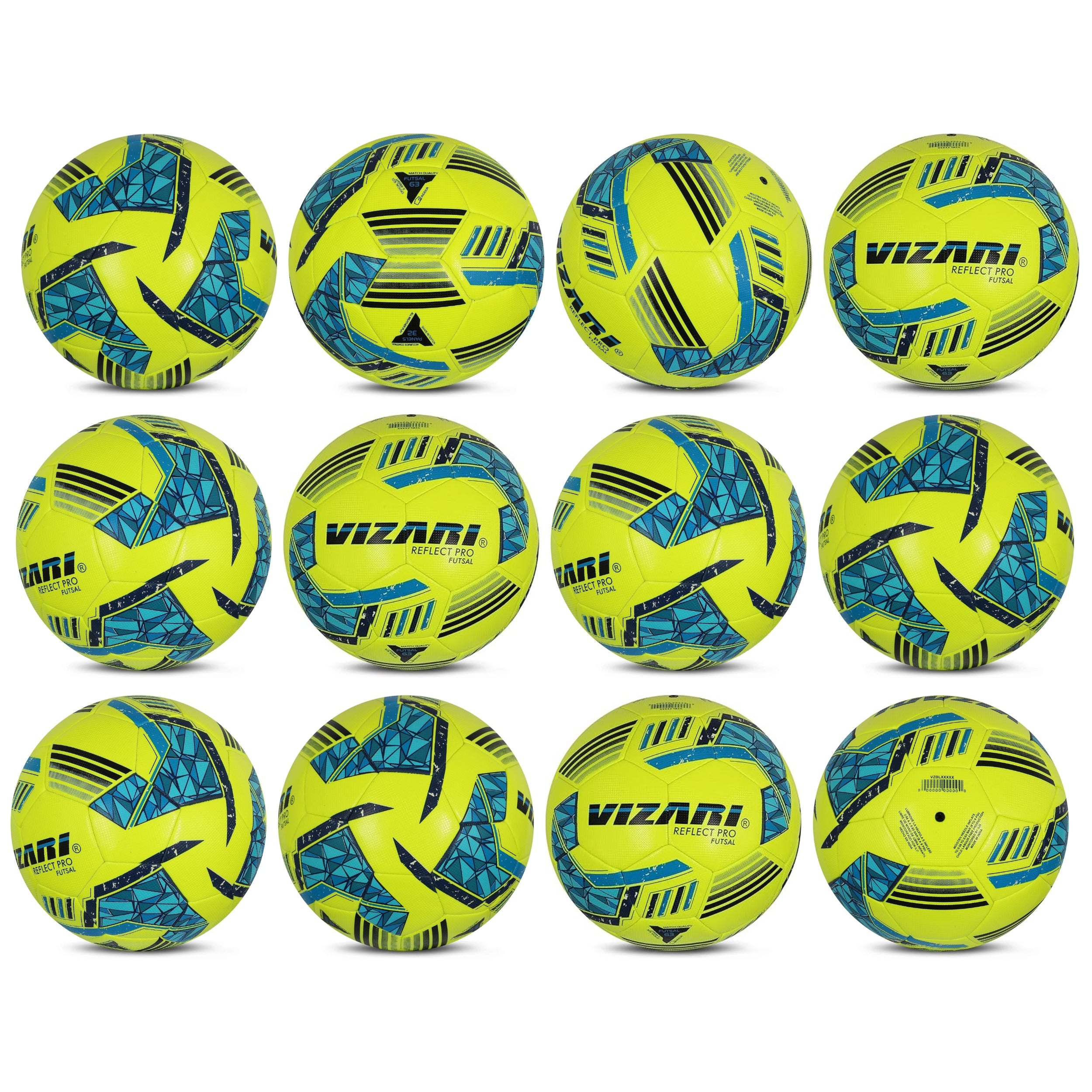 Reflect Pro Premium Indoor Soccer Ball-Lime Yellow