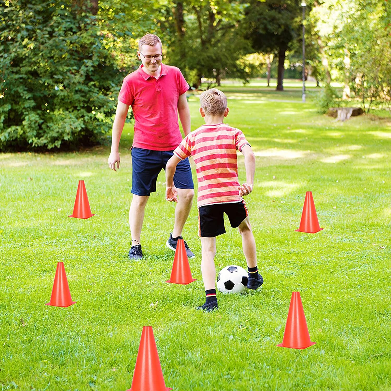 9 in Field Cone-Orange