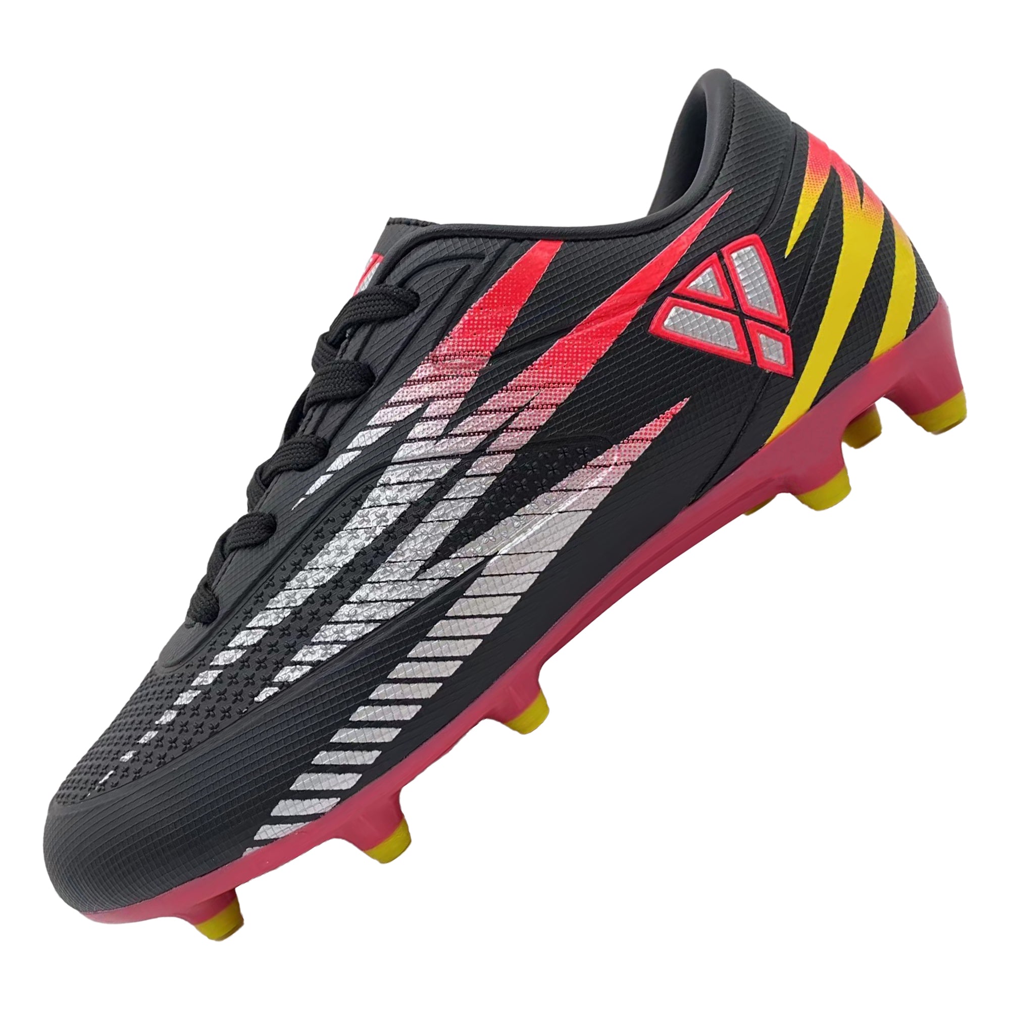 Bodega Junior Firm Ground Soccer Cleats - Black