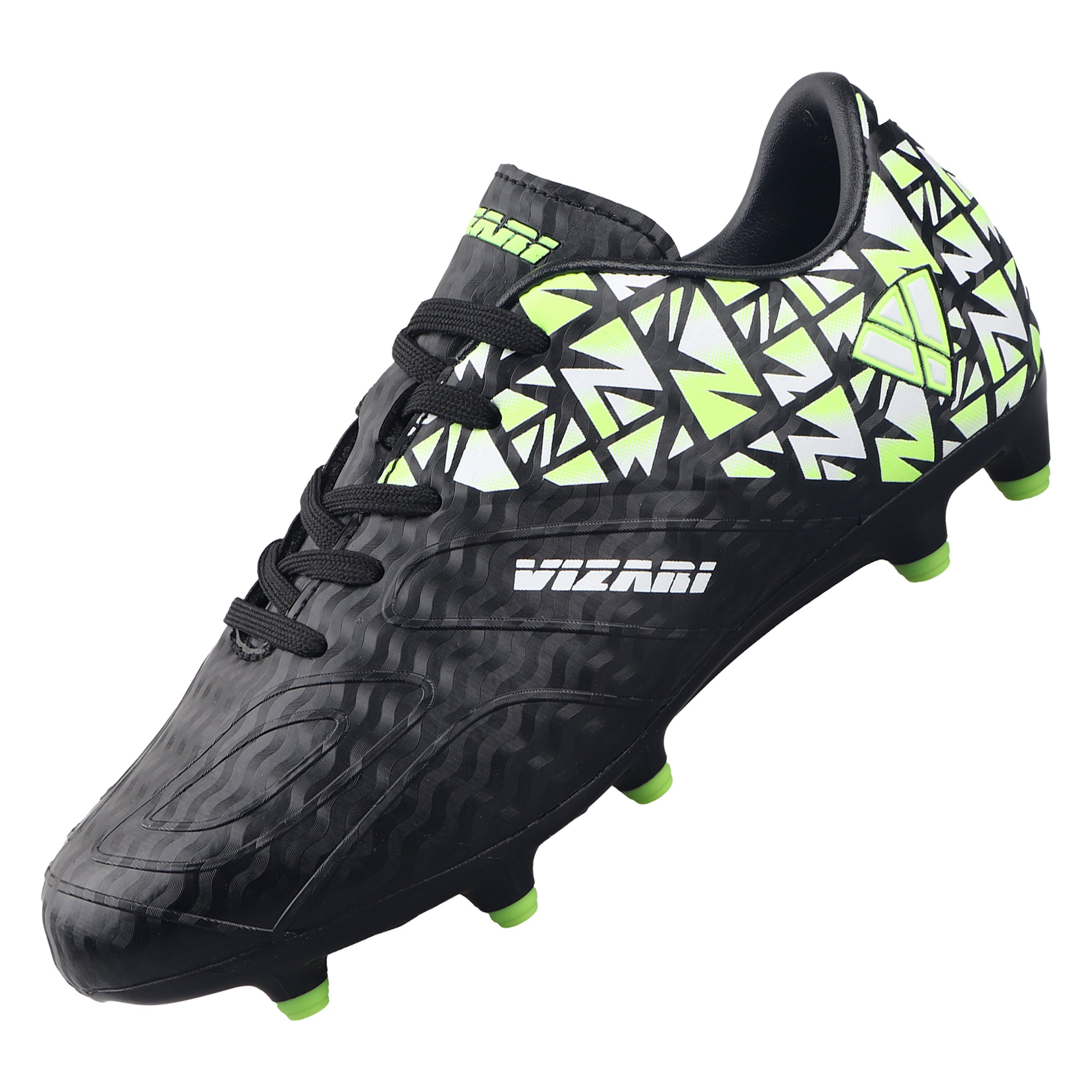 Pismo Junior Firm Ground Soccer Cleats - Black