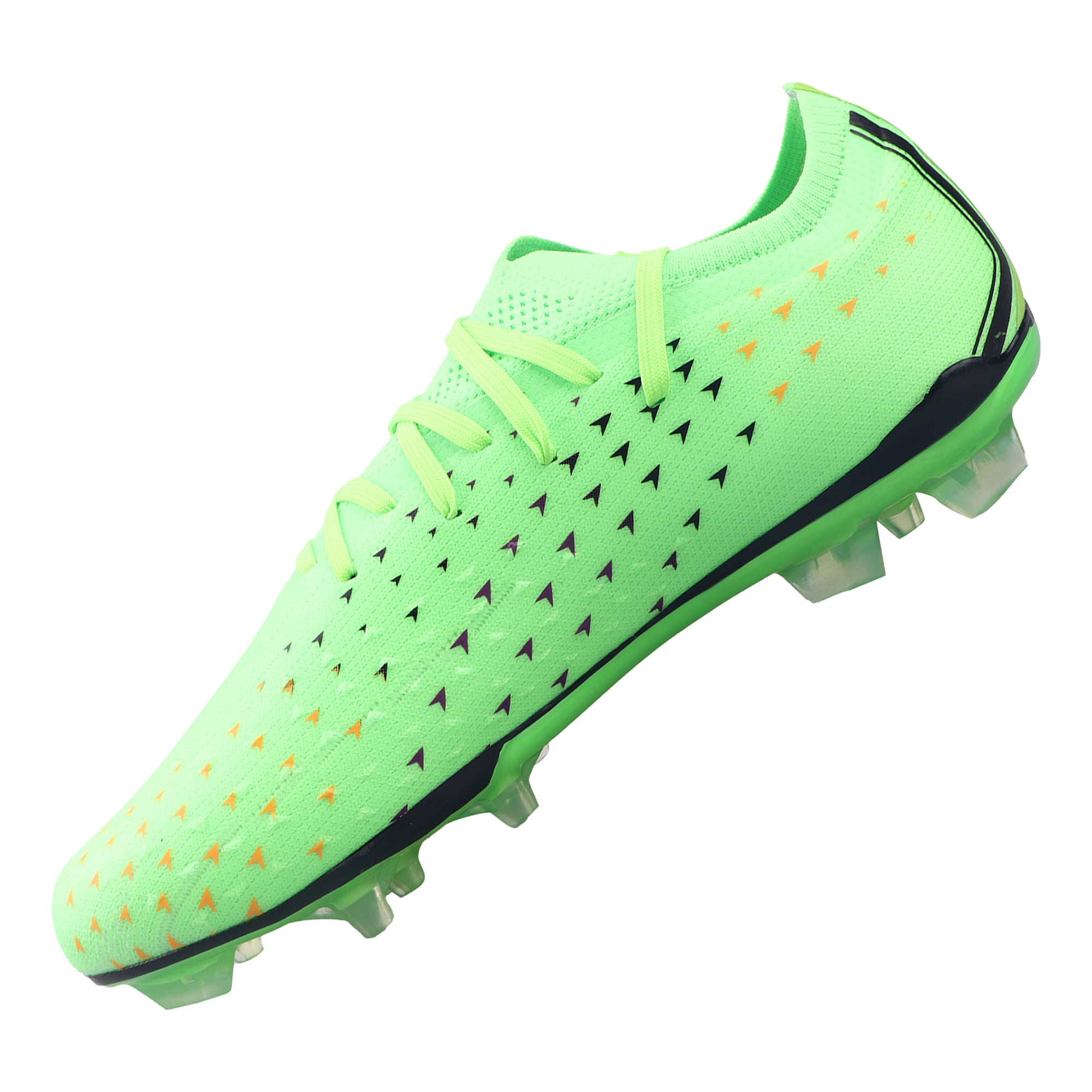 Tioga Adult Firm Ground Soccer Cleats - Lime