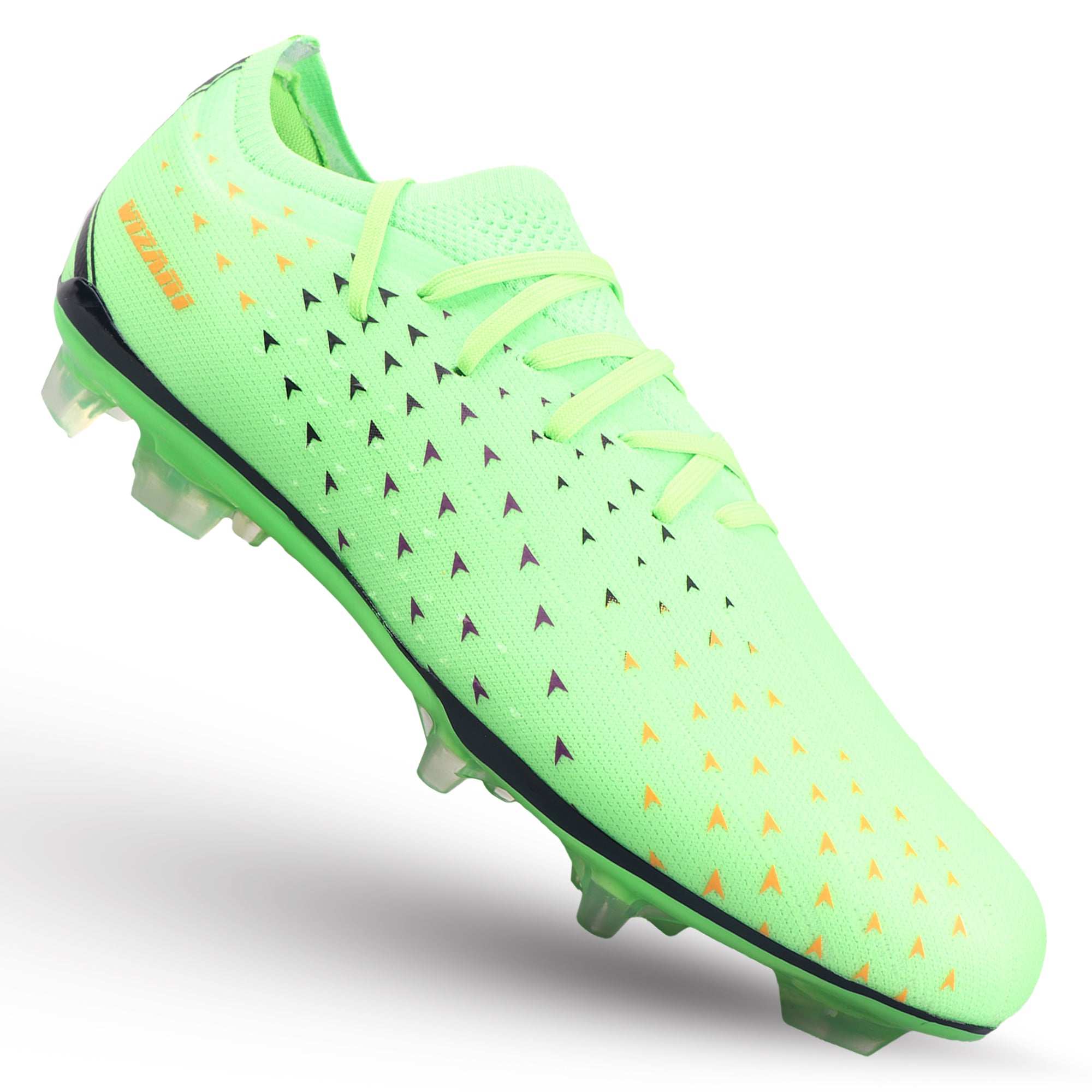 Tioga Adult Firm Ground Soccer Cleats - Lime