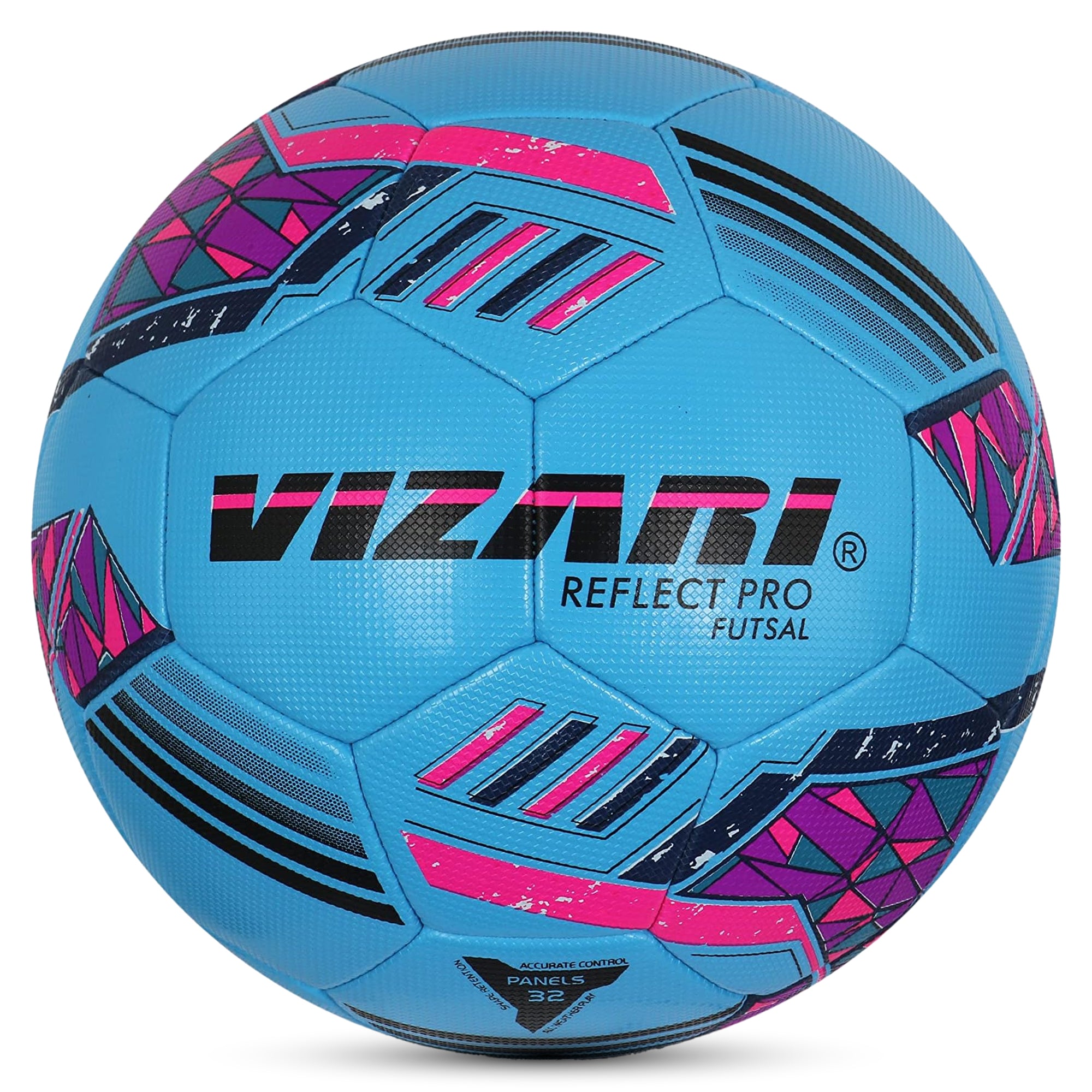 Reflect Pro Premium Indoor Soccer Ball-Sky Blue