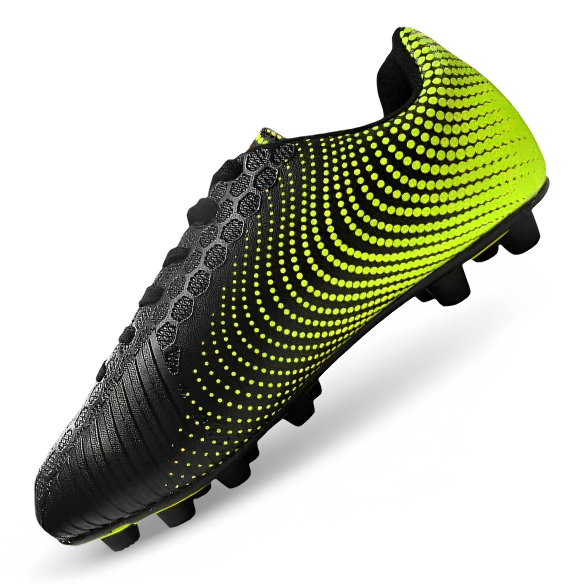 Stealth Firm Ground Soccer Shoes -Black/Green