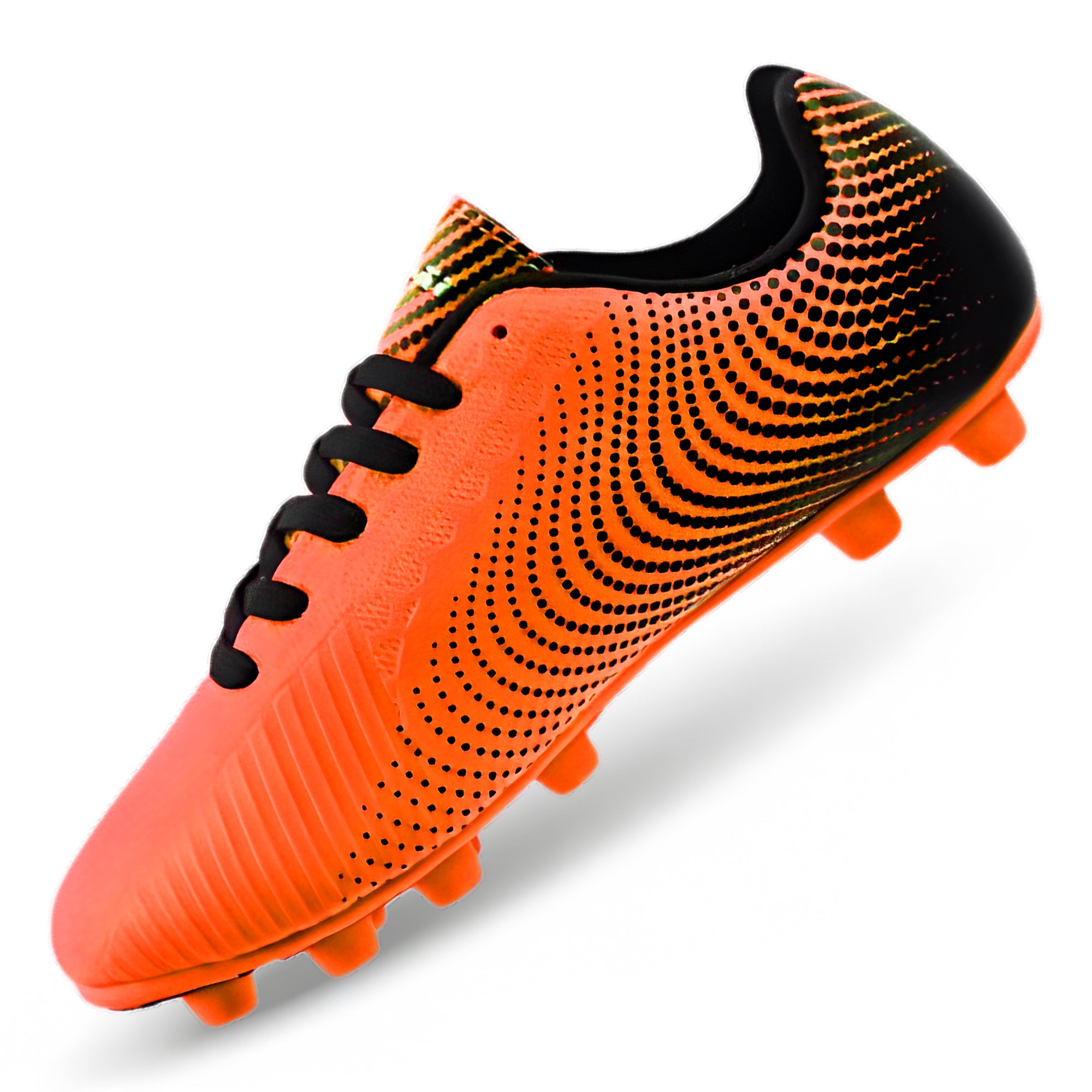 Stealth Firm Ground Soccer Shoes -Orange/Black