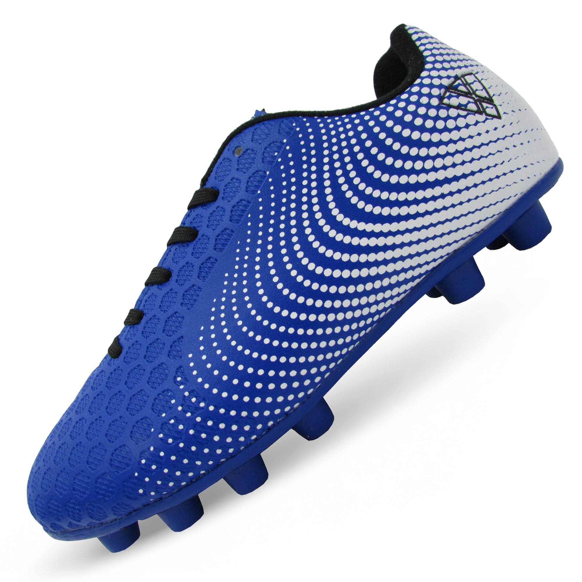 Stealth Firm Ground Soccer Shoes -Blue/White