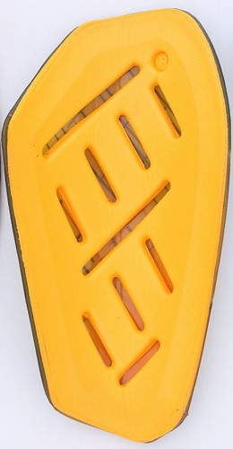 Soquel Soccer Slip in Shin Guard with Pocketed Sleeve-Orange/Black